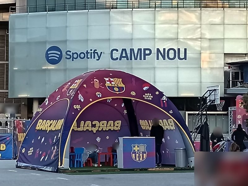 FC Barcelona's Barçaland at Spotify Camp Nou (the manufacturer's client work)